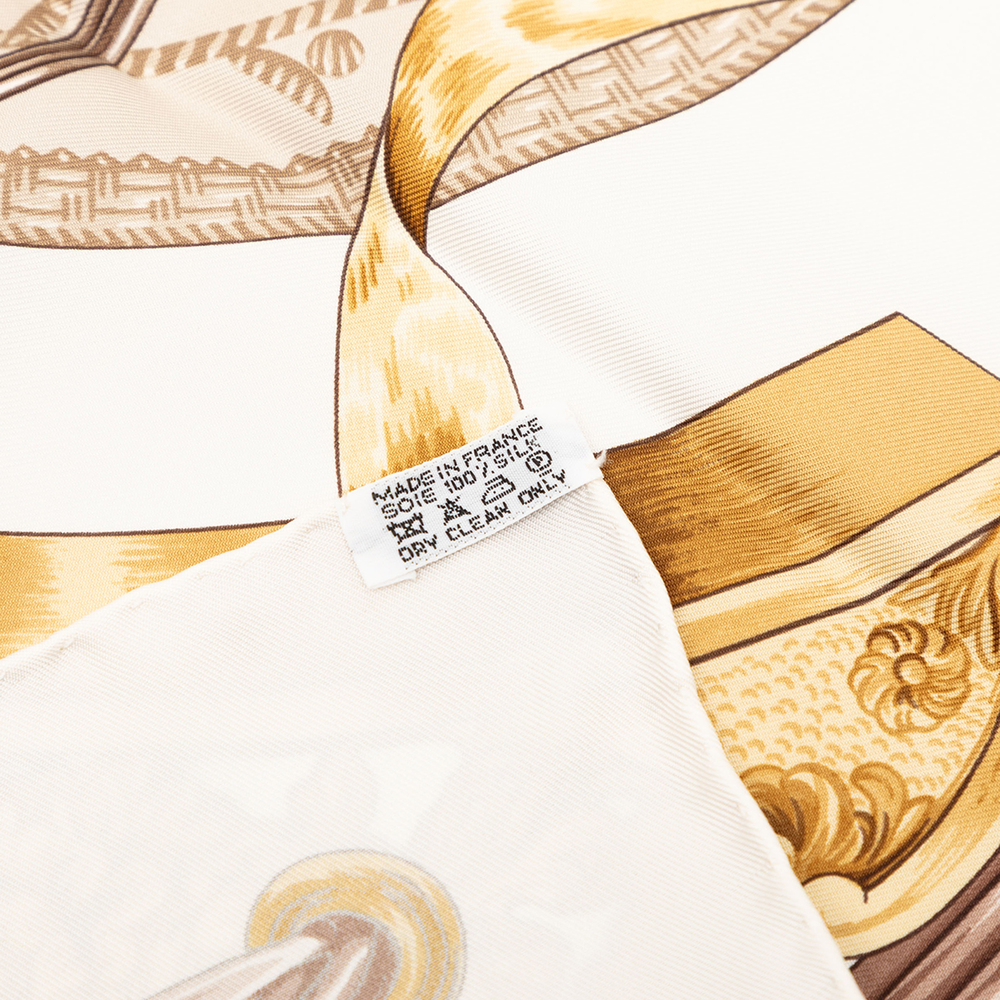 Pre-Loved Hermes Etriers Silk Scarf 90 - Picture 2 of 7